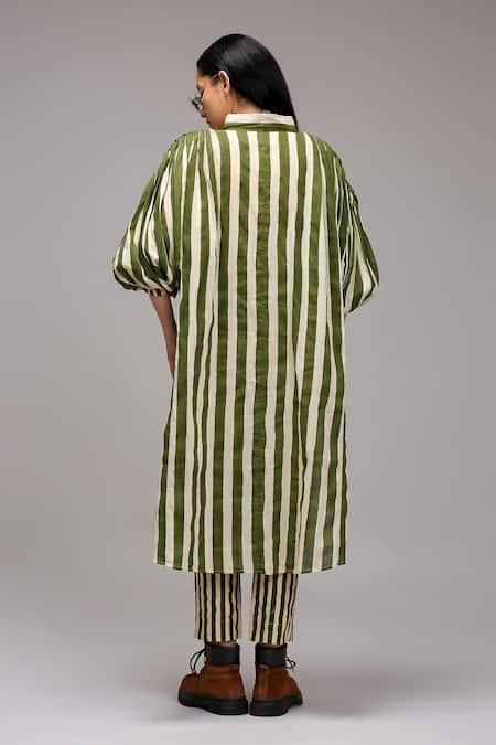 MATI_1 Striped Tunic & Pant Set 