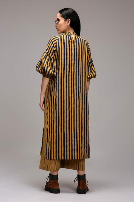 MATI_1 Striped Jester Motif Tunic  