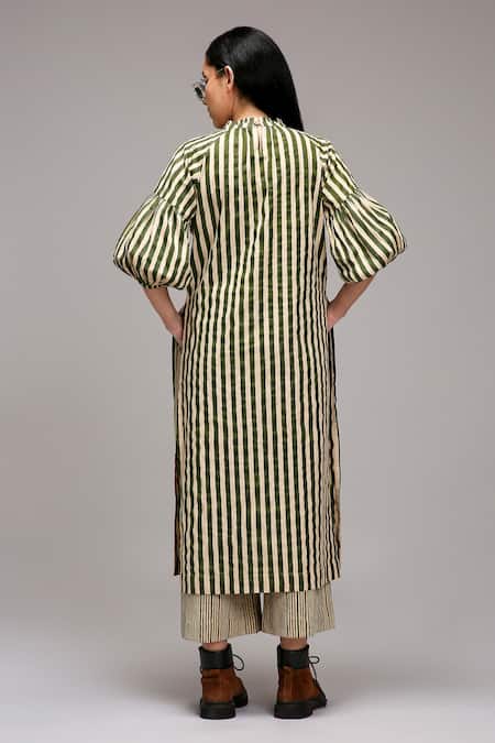 MATI_1 Striped Tunic & Pant Set  