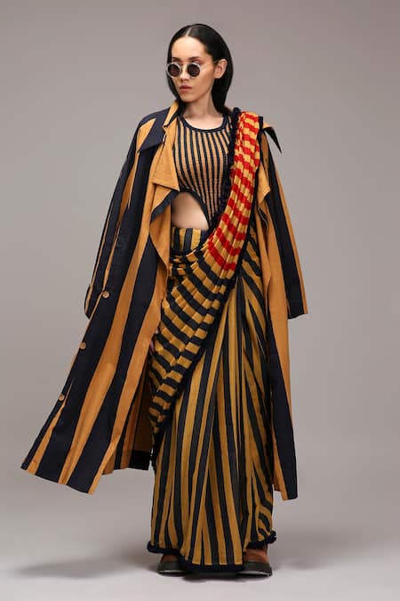 MATI_1 Stripe Pattern Saree 