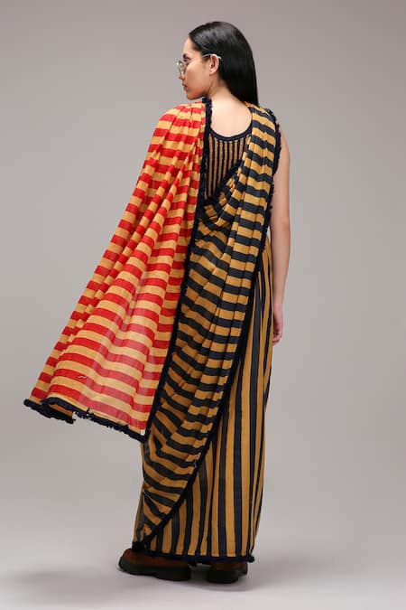 MATI_1 Stripe Pattern Saree 