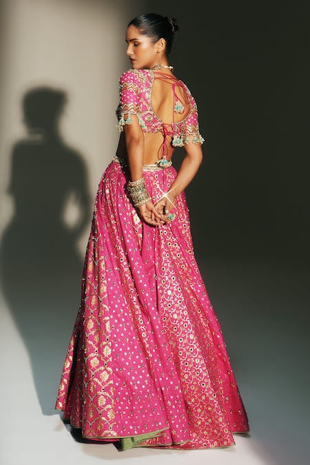 Mahima Mahajan Sri Hand Embroidered Lehenga Set