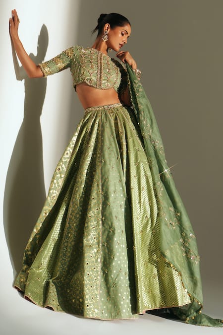Mahima Mahajan Jiya Hand Embroidered Lehenga Set