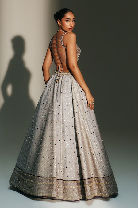 Mahima Mahajan Leela Hand Embroidered Kali Lehenga Set 