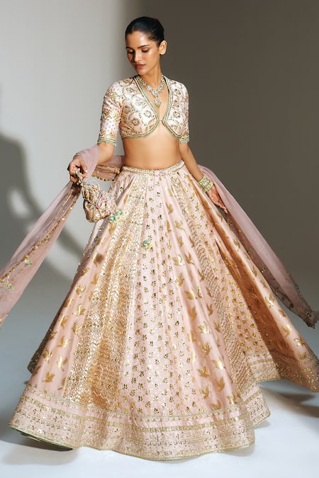 Mahima Mahajan Fariha Hand Embroidered Lehenga Set