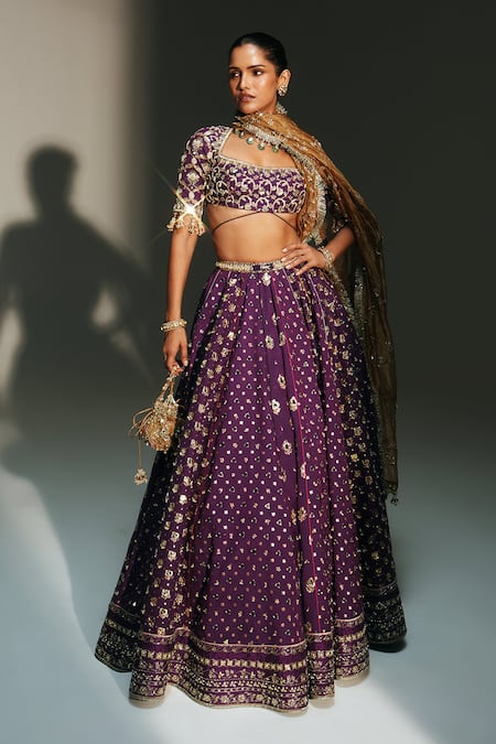Mahima Mahajan Lavanya Hand Embroidered Lehenga Set 
