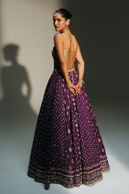 Mahima Mahajan Trisha Hand Embroidered Lehenga Set 