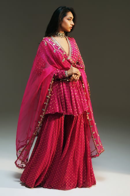 Mahima Mahajan Nidhi Hand Embroidered Sharara Set 