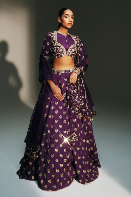 Mahima Mahajan Shubhi Hand Embroidered Lehenga Set 