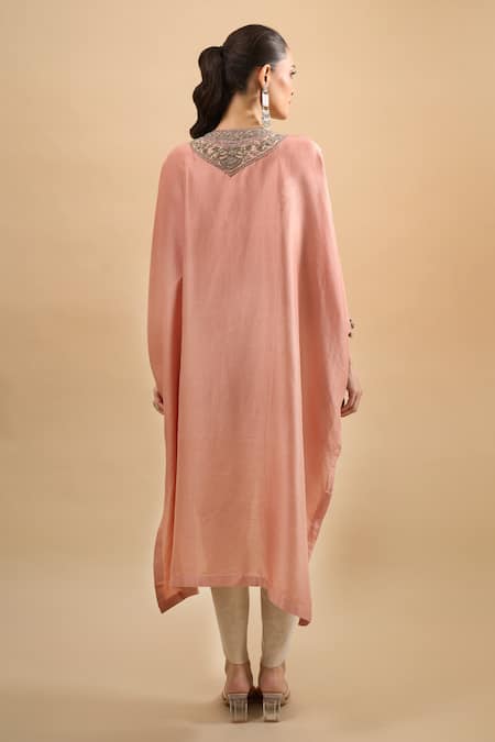 Prisho Embroidered Kaftan With Pant