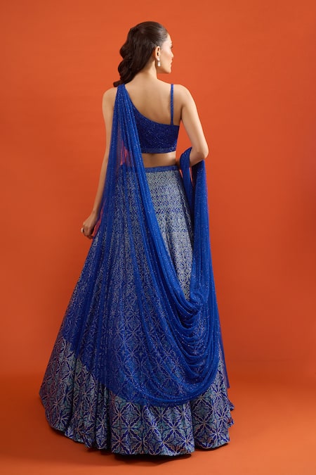 Seema Gujral 
Embroidered Lehenga With Blouse 