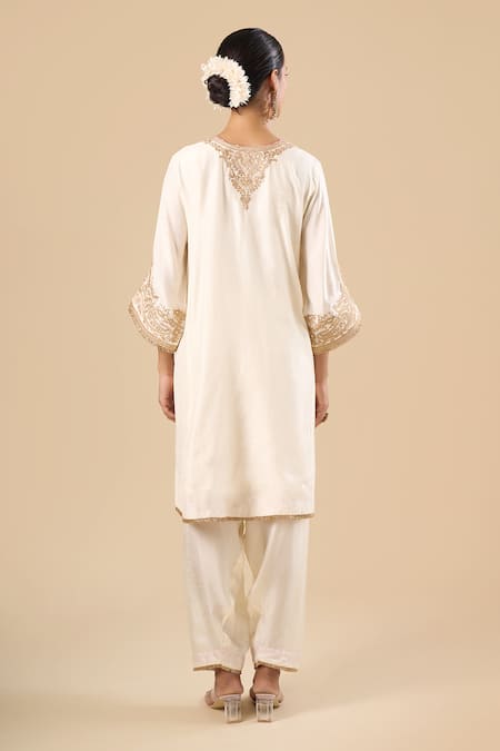 Sheetal Batra Placement Embroidered Kurta & Pant Set 