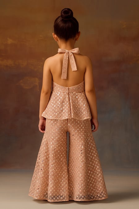 Tiny Pants Sequin Work Kurta With Sharara 