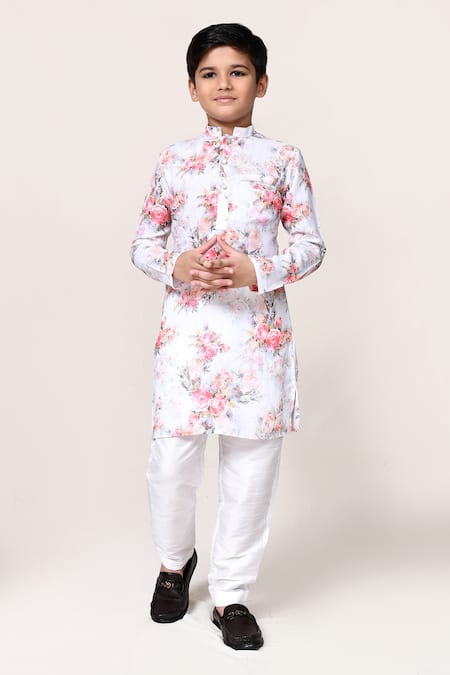 Petite Pomme Floral Printed Kurta & Pant Set 
