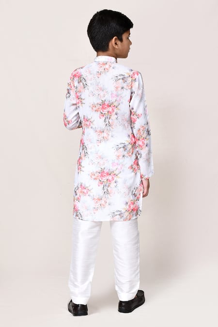 Petite Pomme Floral Printed Kurta & Pant Set 