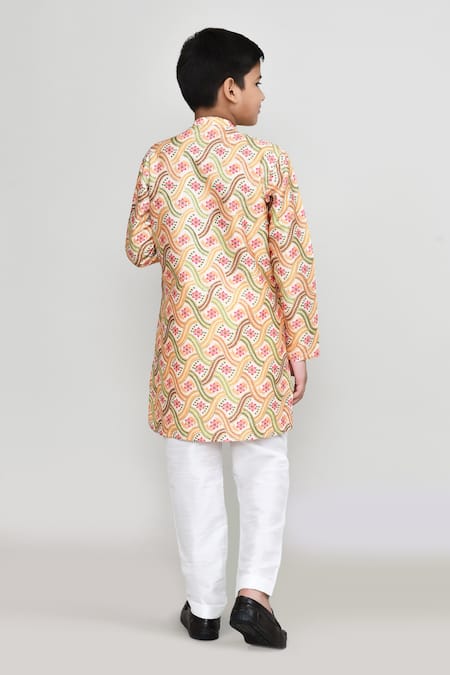 Petite Pomme Floral Print Kurta Set 