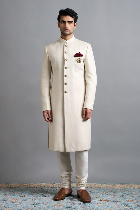 Gargee Designers Advait Ivory Sherwani Set 