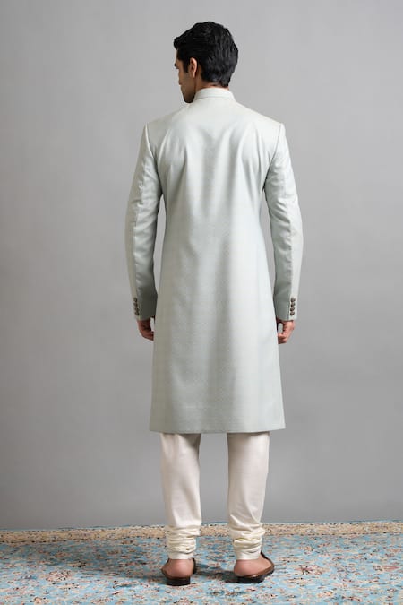 Gargee Designers Reyansh Green Sherwani Set 