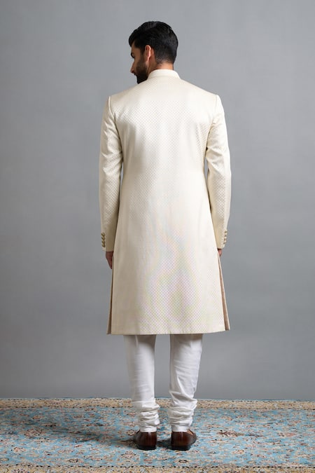 Gargee Designers Vihaan Cream Sherwani Set 
