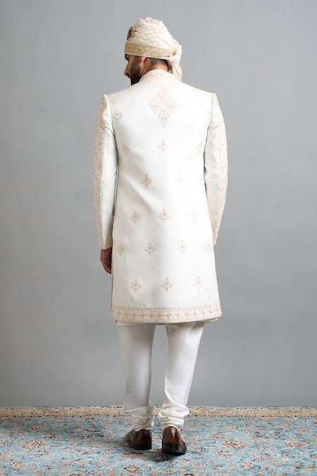 Gargee Designers Devansh Ivory Sherwani Set