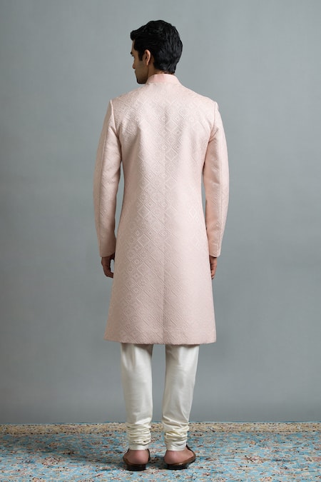 Gargee Designers Aarush Pink Sherwani Set
