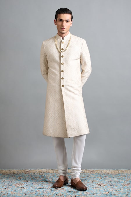 Gargee Designers Kunal Ivory Sherwani Set