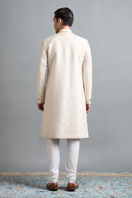 Gargee Designers Kunal Ivory Sherwani Set