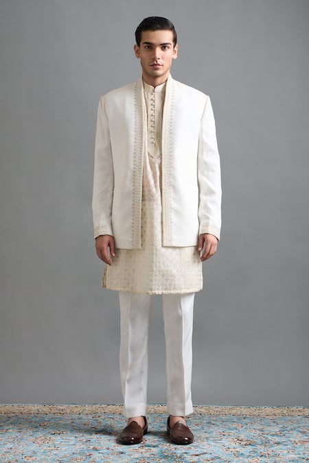 Gargee Designers Anant Embroidered Jacket & Kurta Set