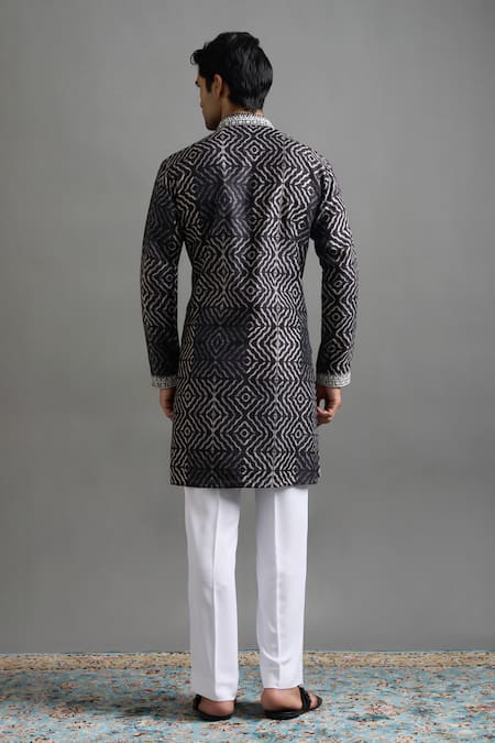 Gargee Designers Black Veer Kurta Set