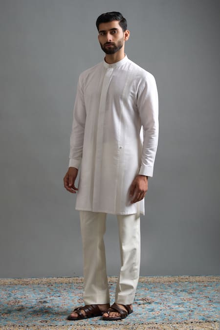 Gargee Designers Shvetindra Embroidered Jacket & Pant Set