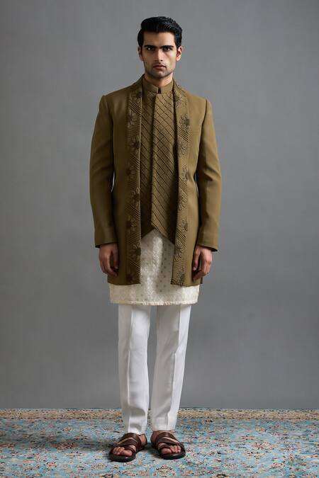 Gargee Designers Aranya Flap Lapel Jacket Pant Set