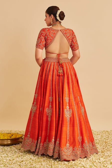 Sheetal Batra Naazila Embroidered Lehenga Blouse Set 