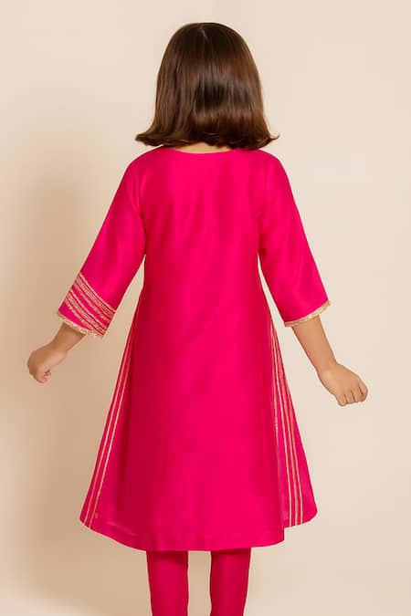 Tiny Pants Cotton Embroidered Kurta Set 