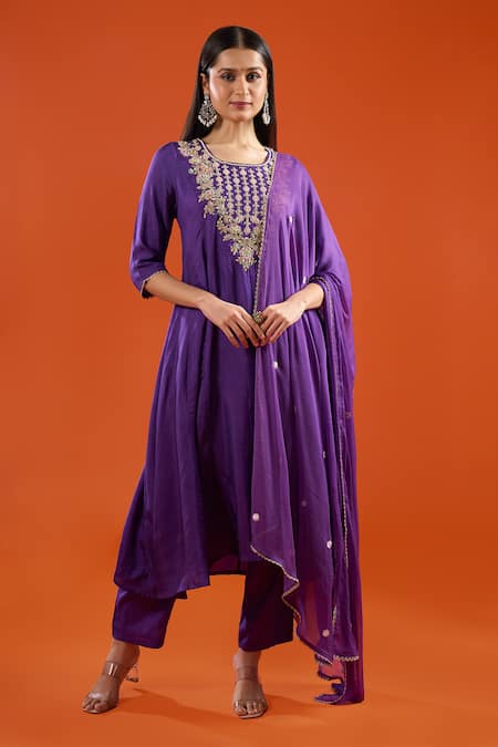 Samyukta Singhania Panelled Anarkali Set