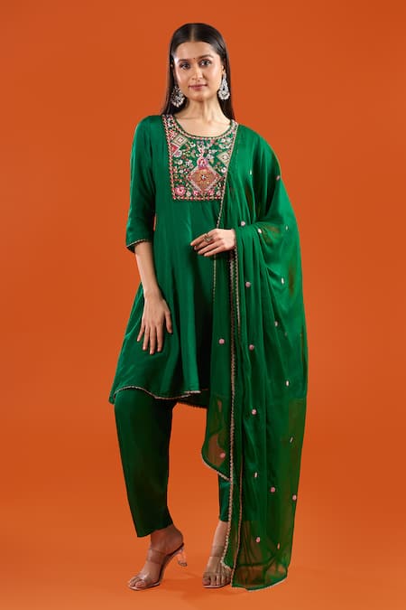 Samyukta Singhania Embroidered Anarkali Set