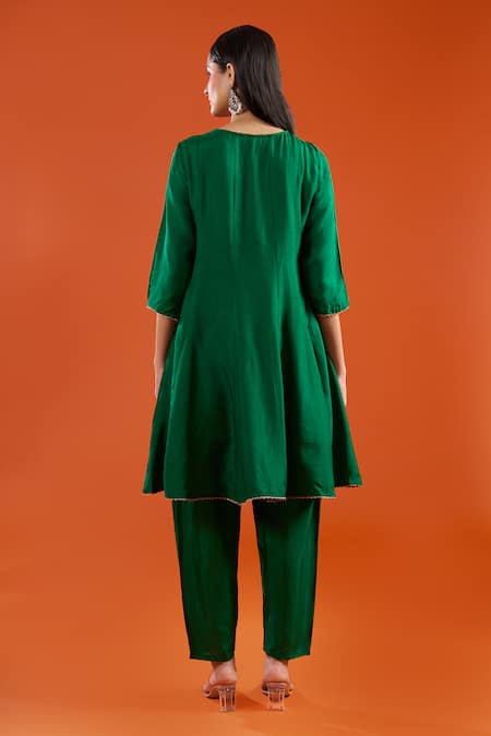 Samyukta Singhania Embroidered Anarkali Set