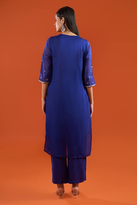 Samyukta Singhania Embroidered Kurta Pant Set