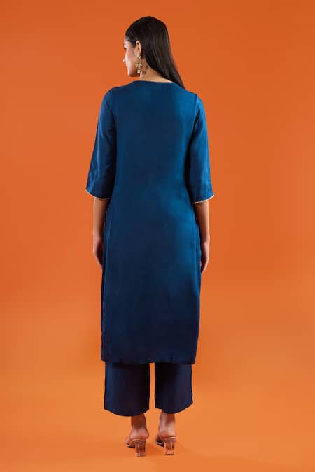 Samyukta Singhania Embroidered A-line Kurta Set