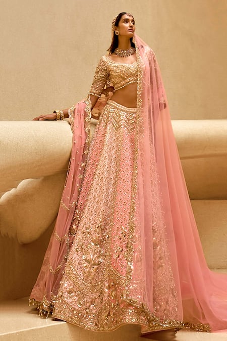 Tamanna Punjabi Kapoor Embellished Raw Silk Lehenga Set 