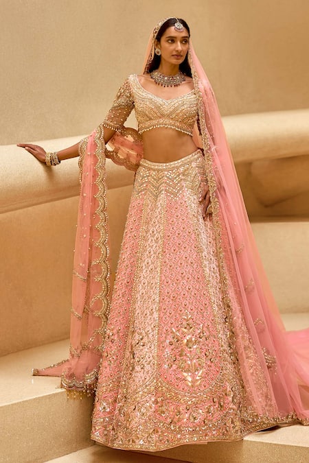 Tamanna Punjabi Kapoor Embellished Raw Silk Lehenga Set 