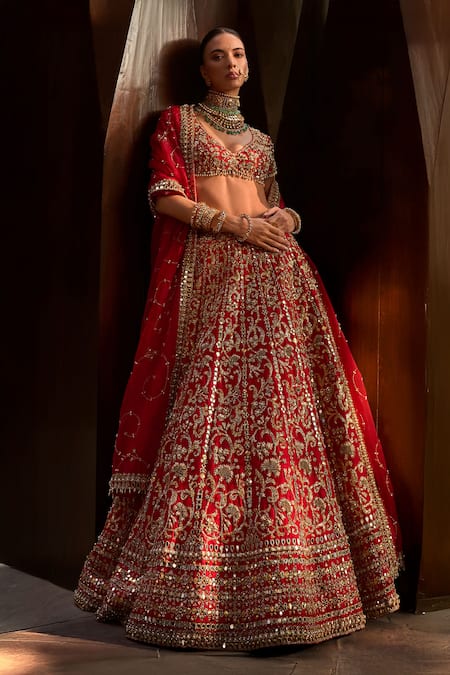 Tamanna Punjabi Kapoor Bridal Embroidered Lehenga Set  