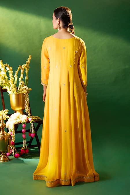 Samyukta Singhania Embellished Georgette Anarkali Set 