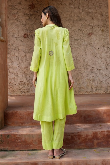 Nazar By Indu Embroidered Motif Kurta Set