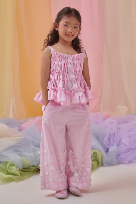 Littleens Miorah The Beauty Cotton Shirt & Pant Set 