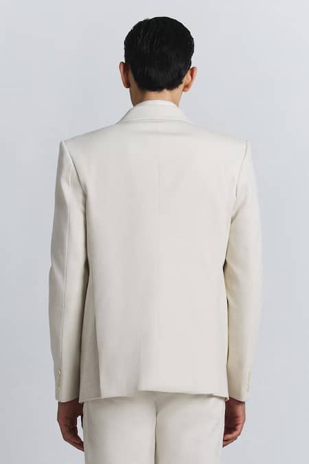 Line Out Line Urban Denim Patch Blazer