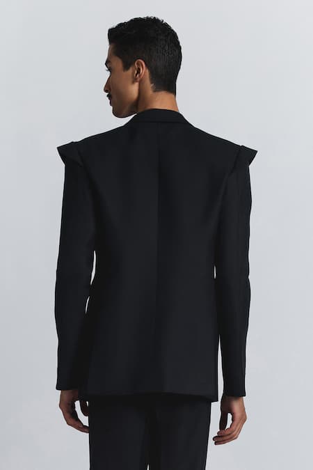 Line Out Line Black Chrome Band Blazer