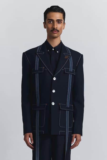 Line Out Line Safari Style Blazer