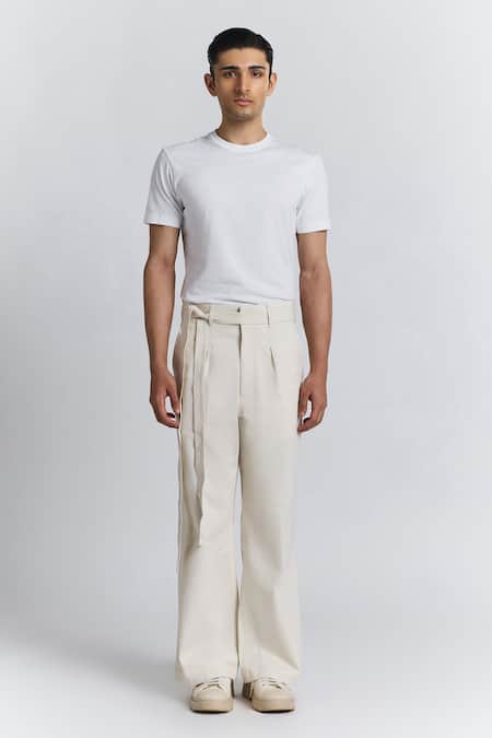 Line Out Line Modulus Pleat Trouser