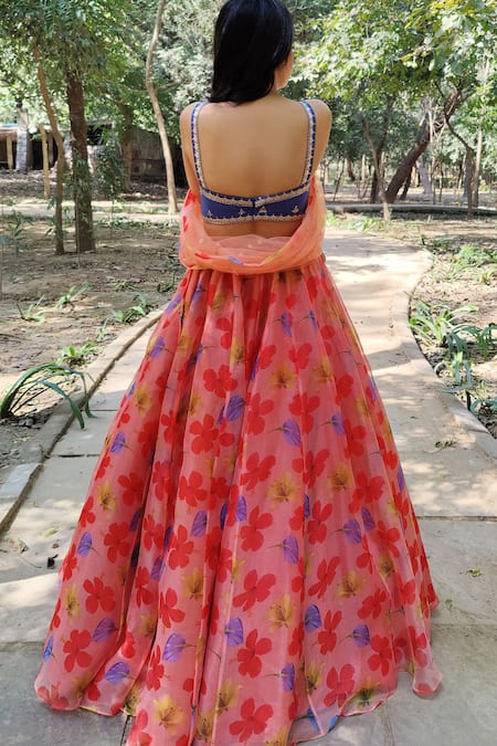 Amaltas Couture Zari Weaving Lehenga Set