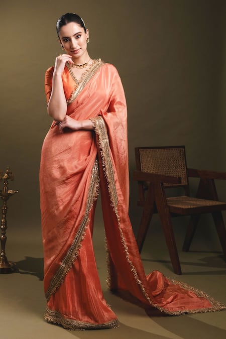Dajwaree Agnika Pre-Draped Saree With Blouse 
